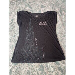 Disney WDW Star Wars Galaxy’s Edge Passholder Landing 2019 Women’s‎ T Shirt Sz L